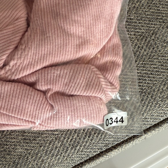 Zella Pink Racer Back Ribbed Tank Top - Picture 8 of 8